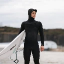 50631-2024 Gul Mens Viper 6_5_4mm Yamamoto Hooded Chest Zip Wetsuit VR1225 - Black (7.webp
