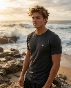 T-Shirt Black Sun 5202 - WATERSPORTS FAMILY