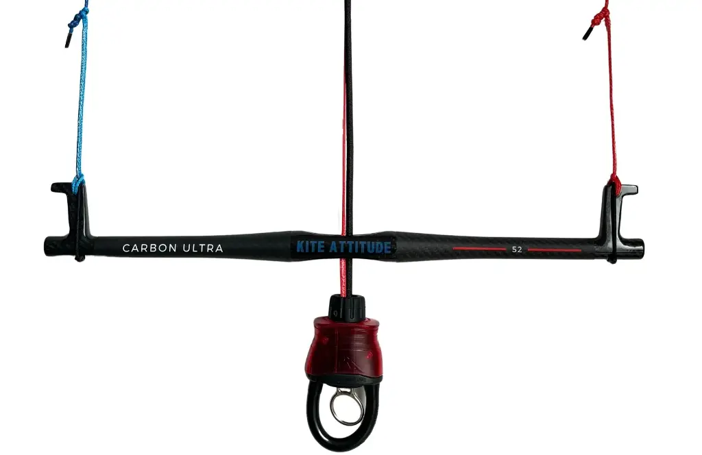 CARBON ULTRA V2 - KITE ATTITUDE (S, 45cm, Non, 12m, 300 kg race, Simple poulie, Gainées avec noeud au bout)